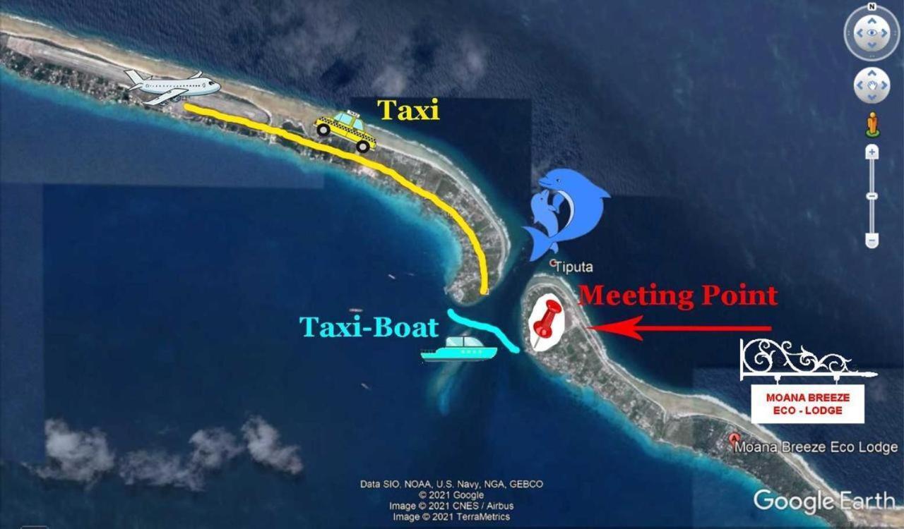 Moana Breeze Rangiroa - Rental Car Included - Air Conditioning - Wi-Fi Tiputa 외부 사진